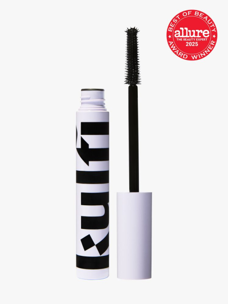 Kulfi Badi Lash Mascara lavender tube of mascara on light gray background with red Allure Best of Beauty seal in the top right corner